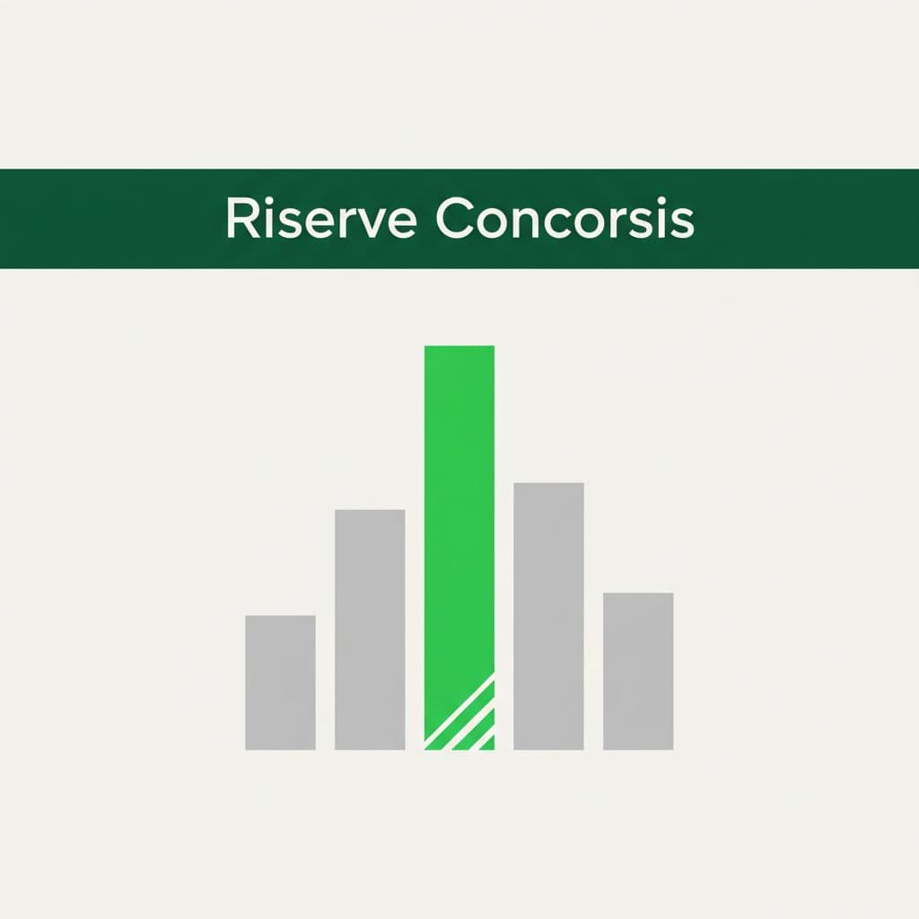 A minimalist graphic showing a highlighted bar chart section against a dark green horizontal header.